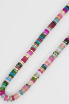 treasure jewels Rainbow Gold Gemstone Necklace