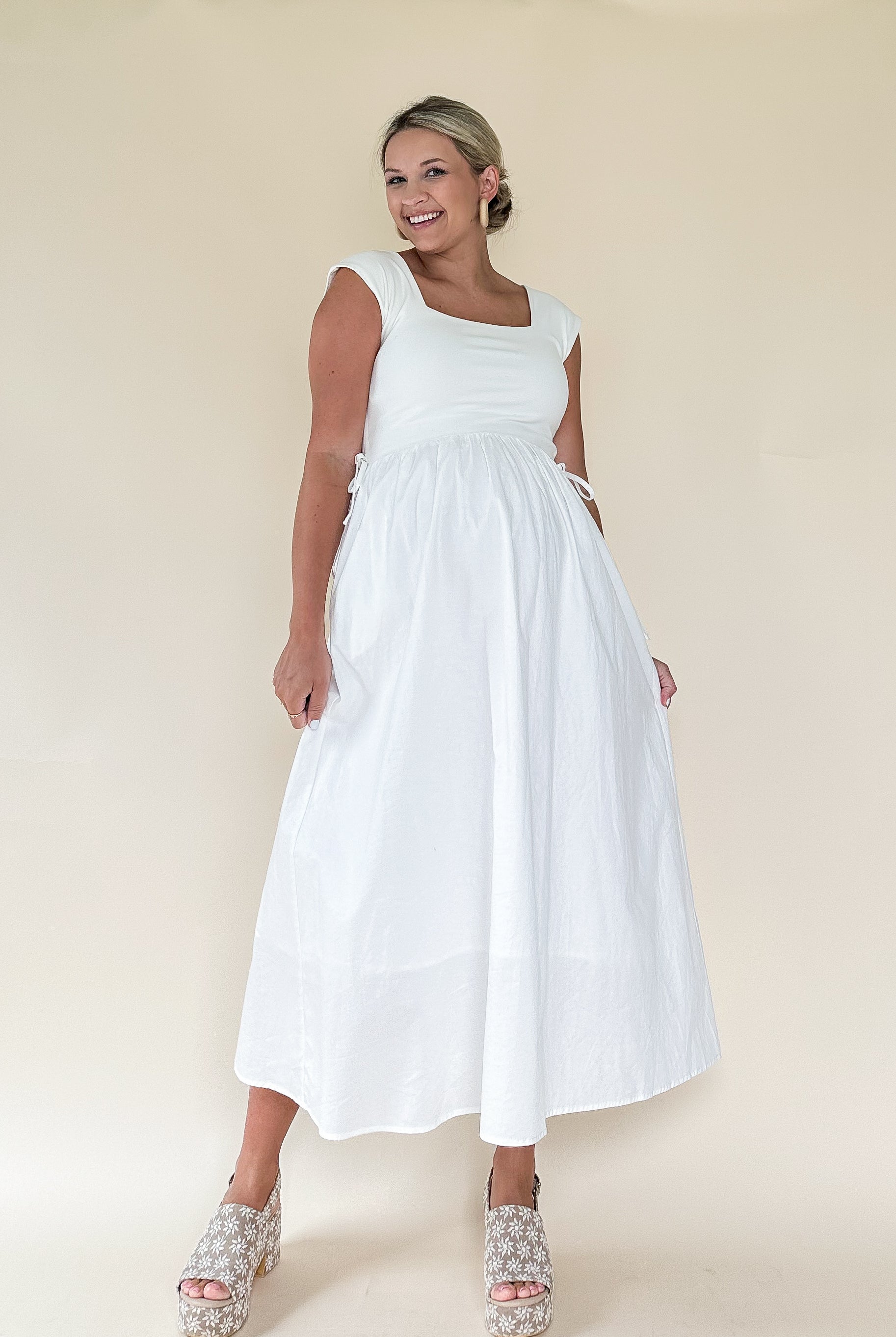 sofie the label white maxi dress
