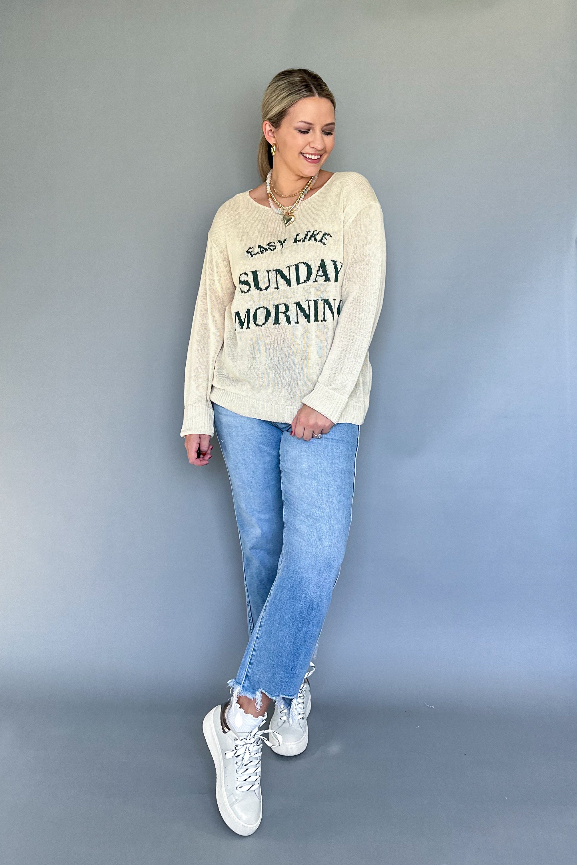 easy like sunday morning sweater