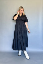 entro black maxi dress